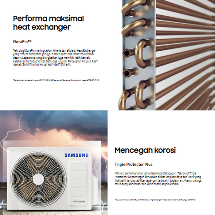 Samsung AC Split WindFree Lite 2 PK - AR18BYFANWKNSE